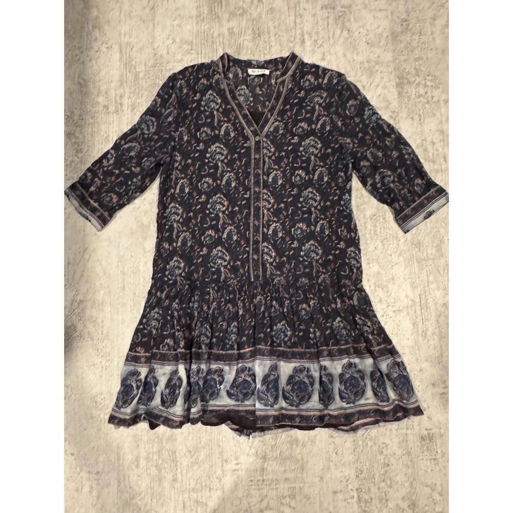 MABE Women's Seren Floral Patterned Dress sz S